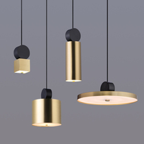 Designer chandelier cafe bar lamp decorative Net Red Art restaurant lamps light luxury bedside bedroom personality chandelier