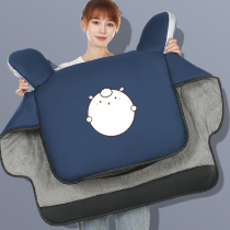 Electric motorcycle wind shield battery small tram winter velvet thickened cold windproof cover Autumn and winter waterproof