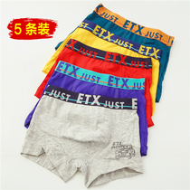 Childrens underwear cotton boys boxer shorts baby boxer pants big boy student 2-4-6-12 year old shorts
