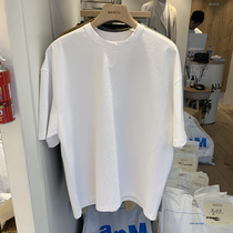 East Gate Korea Mens Clothing 2020 Summer Tide Cards Short Sleeve T-Shirt Male Pure Color Youth Round Collar Casual Chic