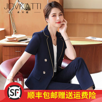 High-end professional suit suit female Korean temperament hotel manager suit overalls Civil servant workplace formal trend