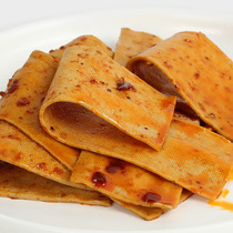  Sichuan Suining specialty Xu Laosan dried tofu Spicy five-spiced tofu skin flavor dried beans 100g bag snacks