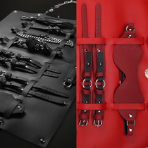 Love Interest Supplies Sm Stoning Tying Rope Handcuffs Lovers Alternative Sex Toy Leather Whip Sex Tool Prop Mannu Lj