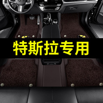 Free-removal 360 aviation soft bag car foot pad full surround embedded Tesla model3 modal special foot pad
