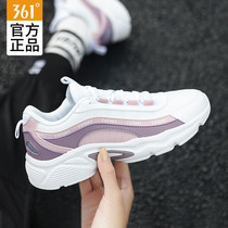 361 sports shoes womens light summer leather casual shoes shock absorption soft bottom running shoes 361 Degree running shoes womens shoes