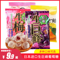 Japan imports Liben ribon raw plum raw giant peak grape juice hard candy candy multi-flavored spring outing gift