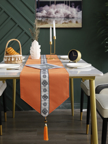 Table flag Chinese dining table fabric Nordic modern simple coffee table flag cloth long strip TV Cabinet sideboard tablecloth cover
