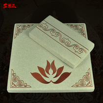 Zhuang Yan Pi Buddhist supplies thick meditation pad futon Lotus kowtow cushion new product kneeling pad Buddha pad