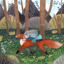 The signature print of Dai Louis The Elf in the Forest has been installed.