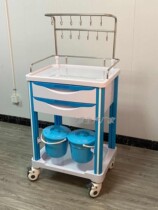 Thickened ABS treatment car Infusion car Nursing car Medical trolley Drug delivery cart Rescue car Instrument table