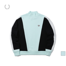 FRED PERRY WOMENS sweater 2021 summer NEW CASUAL British semi-turtleneck cotton wheat EAR TOP G1143