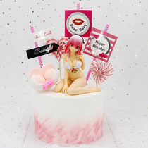 Baking Cake Decorative feel doll Beauty Scene Spice Birthday Cake Paparazzi Sony Cake Costume