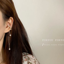 Fairy Gas Full Brief Pearl Temperament Flow Suear Clips South Korea No Ear Accessories Sensual Fashion Sweet and Ears Bone Clips