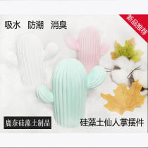 Silicon Algae Clay Cactus Moistureproof Moisture Absorption Back South Day Drying Hygroscopic Creative Incense Home Craft Gift Pendulum
