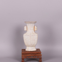 Song imitation old ancient porcelain ornaments Jingdezhen Guaner vase antique old official kiln crafts living room home furnishings