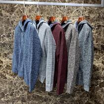 Even the cap comes with an old beauty order foreign trade mens clothing autumn and winter even a hat gush knit cardiovert zipped cardiff