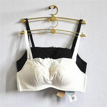 Manny Fen Spring Summer Anti-Walking Light Bra 20810706 Side Closing Adjustment Type Smear Chest Embroidery Underwear Female 70C