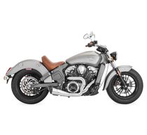 Indian scouts modified Freedom full section of the street 2 out of 1 exhaust bobber with outer turn exhaust tube