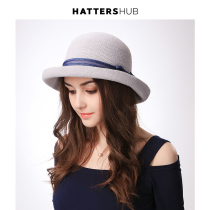 Hat Shihui Hat Female Japanese Summer Holiday Sun Hat Hand-rolled Fisherman Hat Foldable Fashion Straw Hat