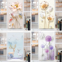 Cellophane Waterproof Bathroom Glass Window Sticker Window Paper Full Shading Home Self-adhesive Window Paper Anti-Light