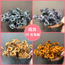 Wedding simulation flower 6 gardenia wedding road interface shoot props stage background wedding hall decoration