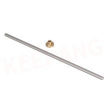 Bo 3D printer accessories T-type trapezoidal screw T8 stepper motor screw stainless steel threaded rod with nut guide