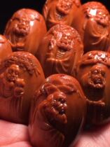 Sulabour Pure Artisanal Olive Nuclear Damo Epiphany Nuclear Sculpture Hand Strings Large Seed Double Face Old Oil Nuclear Mens Hand Strings