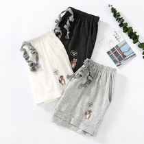 Fenten Coan pajama pants women cotton 2019 New loose size Korean students can wear casual home shorts