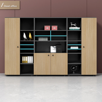 Haorui wooden filing cabinet filing cabinet filing cabinet locker desk background bookcase office office furniture