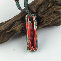 Pachesilana Ethnic Ceramic Kiln Glaze Necklace Necklace Pendant