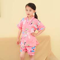 A family of four sweat steamed cotton Mens Womens parent-child mother womens cotton childrens boys and girls bathrobe bathrobe