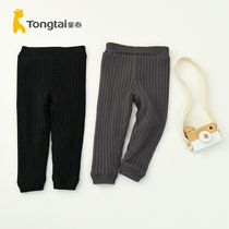 Tongtai new spring and autumn 1-4 years old infants and young men and women baby velvet trousers casual leggings