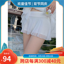 Safety pants womens anti-light summer can wear thin loose large size leggings anti-wolf pants without curling