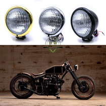 Motorcycle Harei Cruise Taiko Retro Modified Metal Front Headlight Assembly LED Backlight Headlights