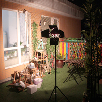 Shake-up special effects to shoot indoor portrait lights light-recording movie recording short video reflective light high