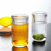Striped Straight Up Cup Vertical Bar Swordline Cocktail Glass gold Tonkin Cup Mogito Cup Corin Cup Long Drinking Cup