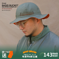Acap Brand Ami khaki American retro waterproof vintage hat outdoor double-sided wear fisherman hat joint model