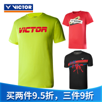 VICTOR victory T80066 badminton suit short-sleeved top T-shirt mens and womens quick-drying training clothes