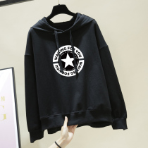 2021 size womens coat loose age clothes spring and autumn students fat sister foreign atmosphere thin cover meat coat tide