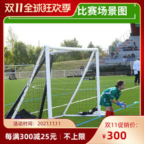 Childrens inflatable three-person football door seven-person portable folding 5-person 7-person football door frame Net frame small football door