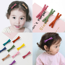 Korean hair accessories ins Girl hairpin cute Japanese candy color cross word clip bangs clip top clip headdress