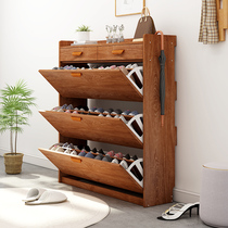 Ultra-thin flip shoe cabinet home door large capacity porch cabinet provincial space balcony light luxury Hall Cabinet lockers