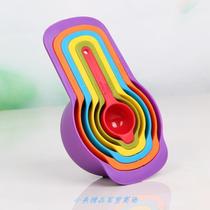combination measuring cups rainbow measuring cup rainbow 6