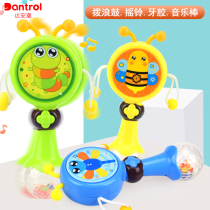Daan boomer baby rattle toys six months hand grip can gnaw gnaw teeth Music baby puzzle boys and girls 12