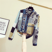 Korean shirt woman retro port to taste 2020 new spring and autumn long sleeve snow-spun shirt loose with small crowddesign sensation blouse