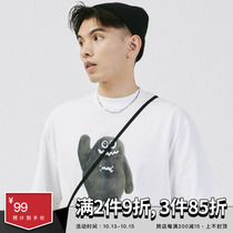 SAMESAME21SS summer new 3D mascot print T-shirt short sleeve round neck casual men and women couples clothing