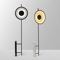 New postmodern creative marble table lamp Nordic Living room Book room Bedroom Bedroom headlights American hotel floor lamp