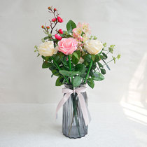 ins glass bottle creative decorations hem living-room tea table eu style brief about little fresh water pervum vases