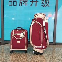 KASCO golf bag tugboat trolley bag durable golf clothing bag suitcase export original single