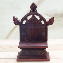 Tibetan small shrine Desktop shrine Small offering table Buddha statue base Home interior for Buddha shrine Solid wood shrine